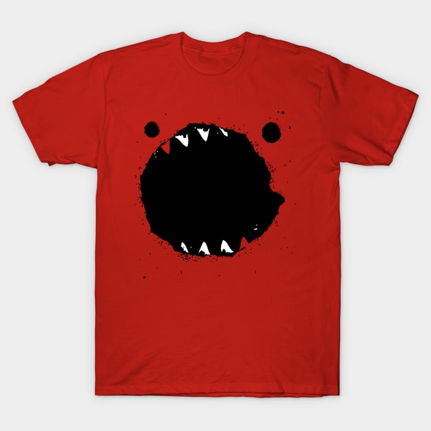Hungry monster T-Shirt by VALENTINA BROSTEAN